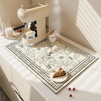 Large Kitchen Super Absorbent Drying Mat