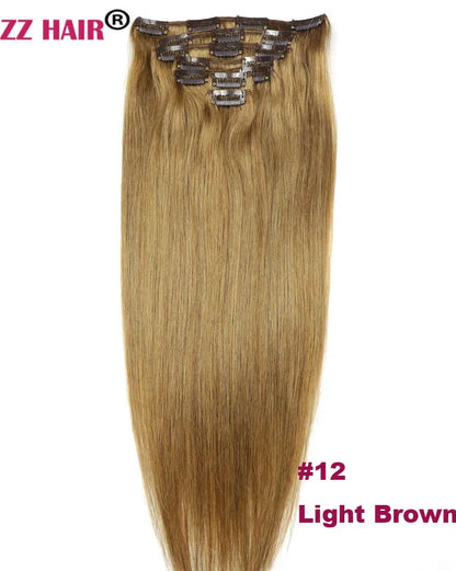 100% Human Hair Straight Natural Wigs