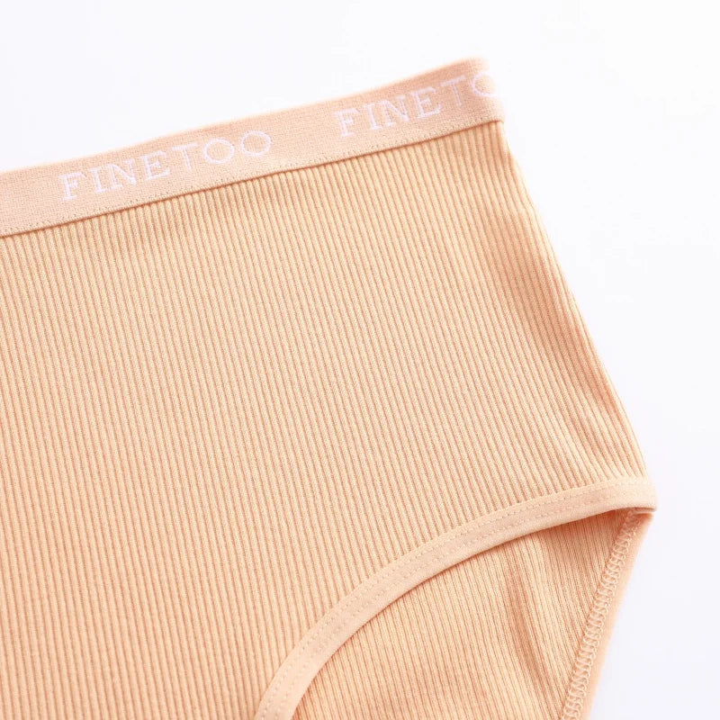 Seamless Cotton Briefs Plus Size Panties Low Waist Soft Lingerie S-XXL