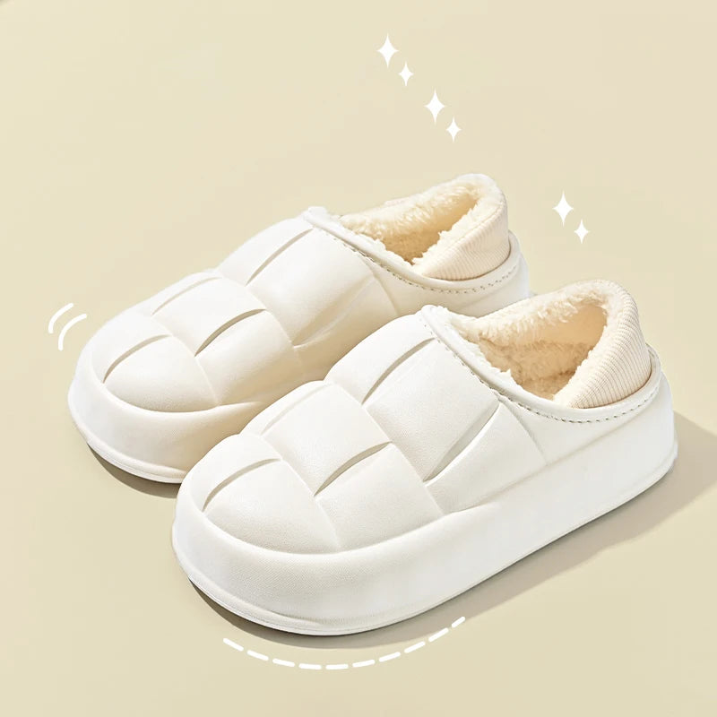 Waterproof cotton slippers