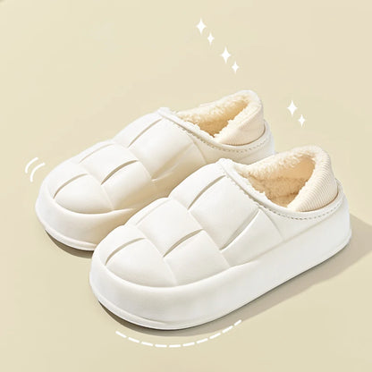 Waterproof cotton slippers