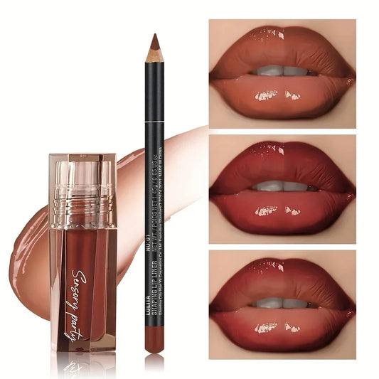 Hydrating Lip Gloss + Lip Liner Kit Lip Contour