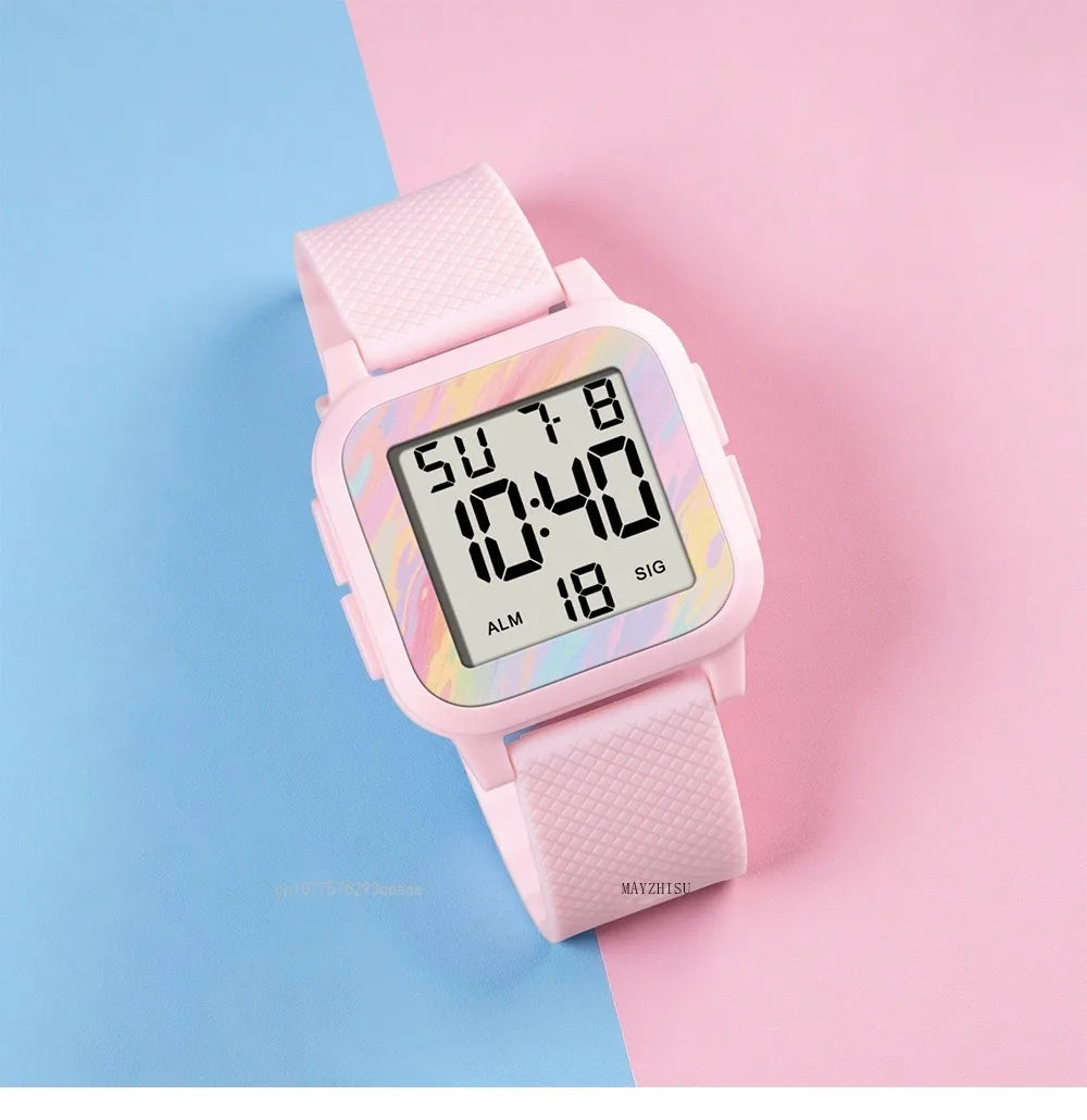 Sports Waterproof Luminous Digital Military Electronic Wristwatch