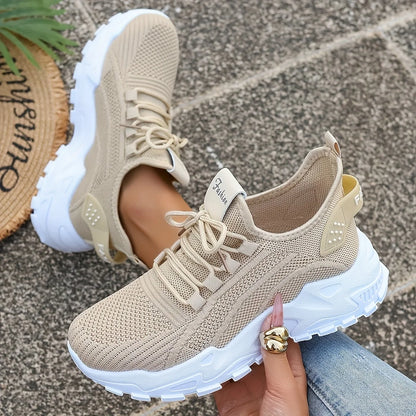 Breathable Knit Soft Sole Walking Sneakers
