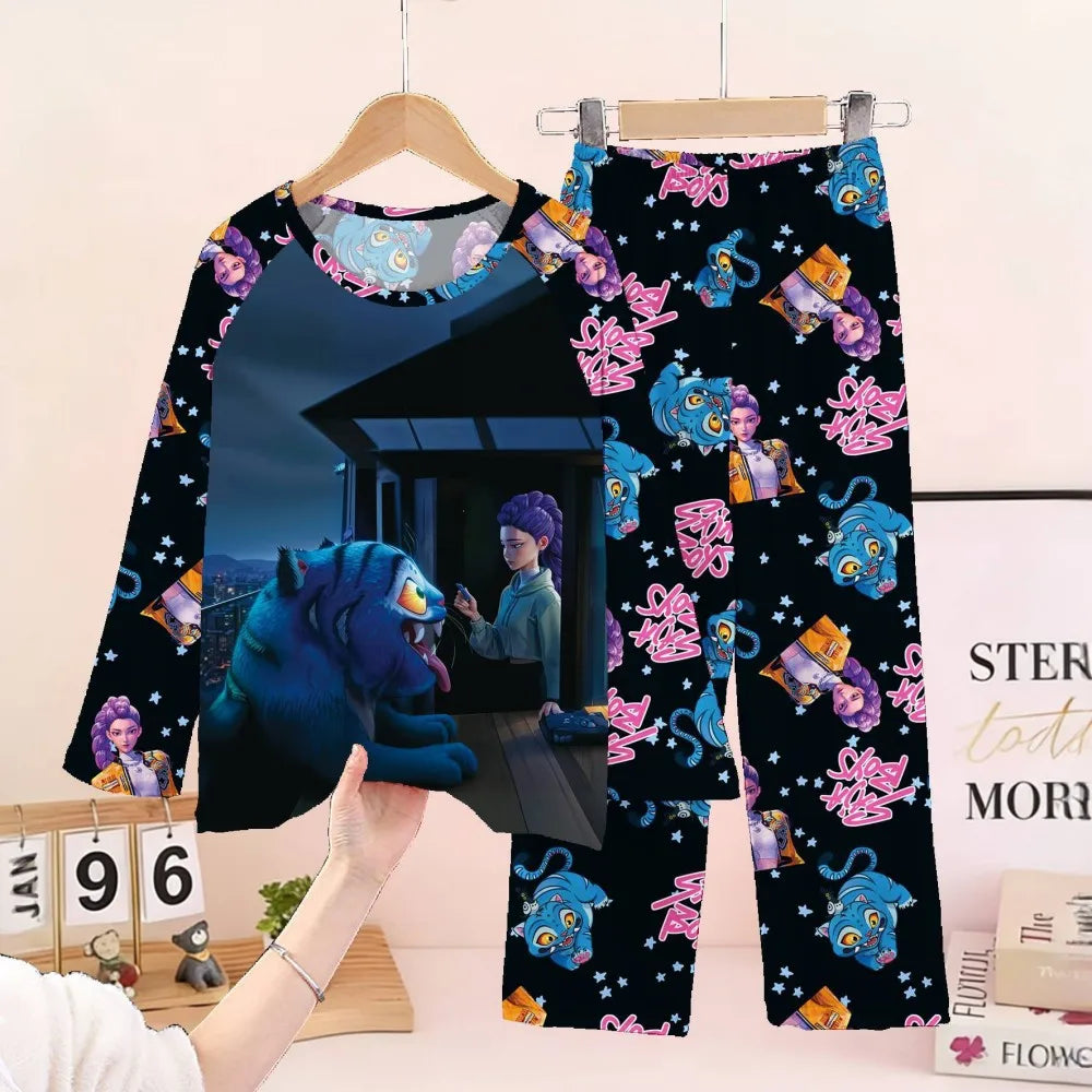 Pajamas Kpop Long Sleeve Sleepwear Pyjamas