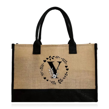 Large Capacity Grocery Letter Pattern Bags