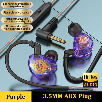 Wired Earphone 3.5mm Type C Digital Chip In Ear Headphone