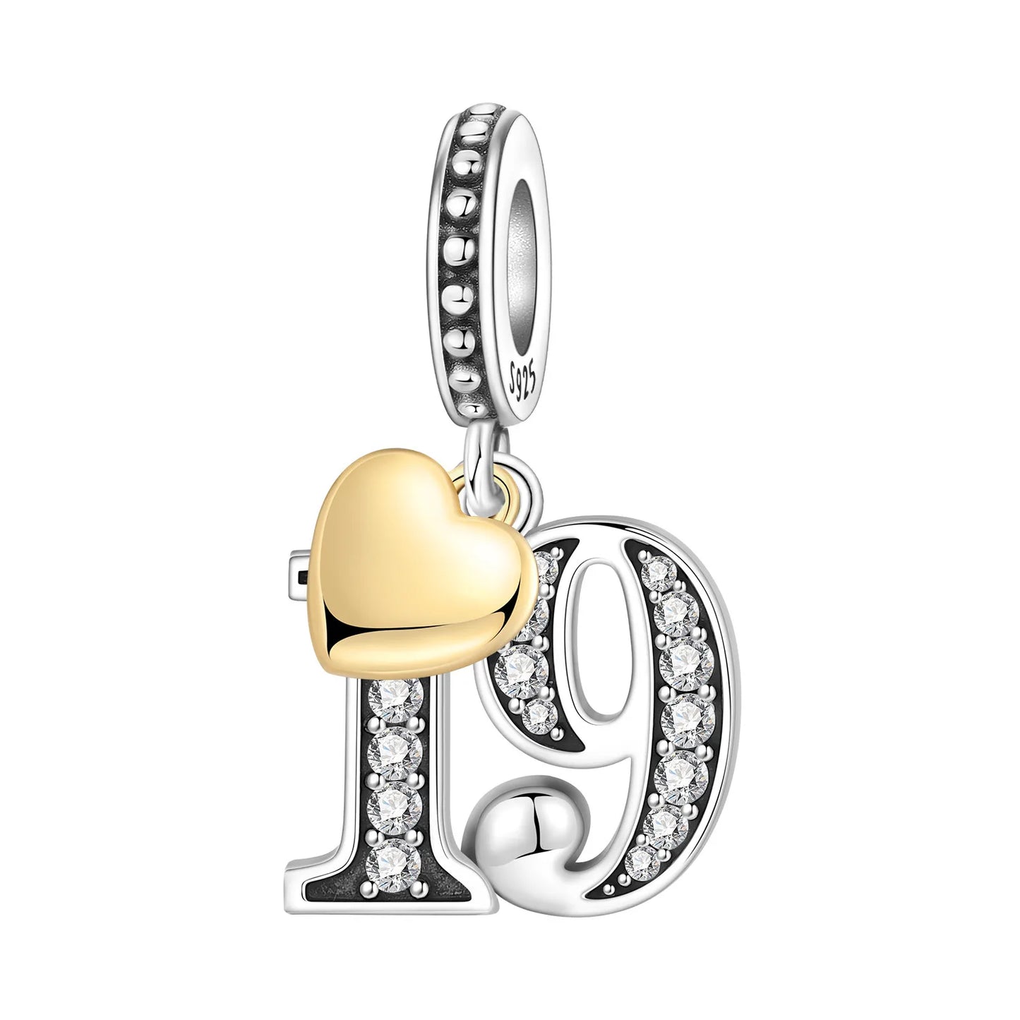 925 Sterling Silver Zircon Butterfly Letter Bracelet