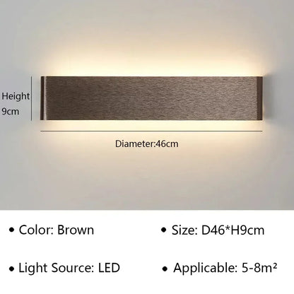 Modern LED Wall Lamp for Bedside Living Room Stairs Aisle