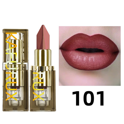 Glitter Two-tone Black Matte Lipsticks