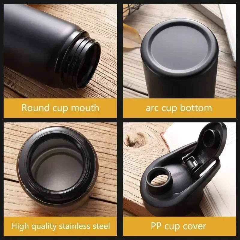 1-15PCS Portable Stainless Steel Bicycle Water Bottle