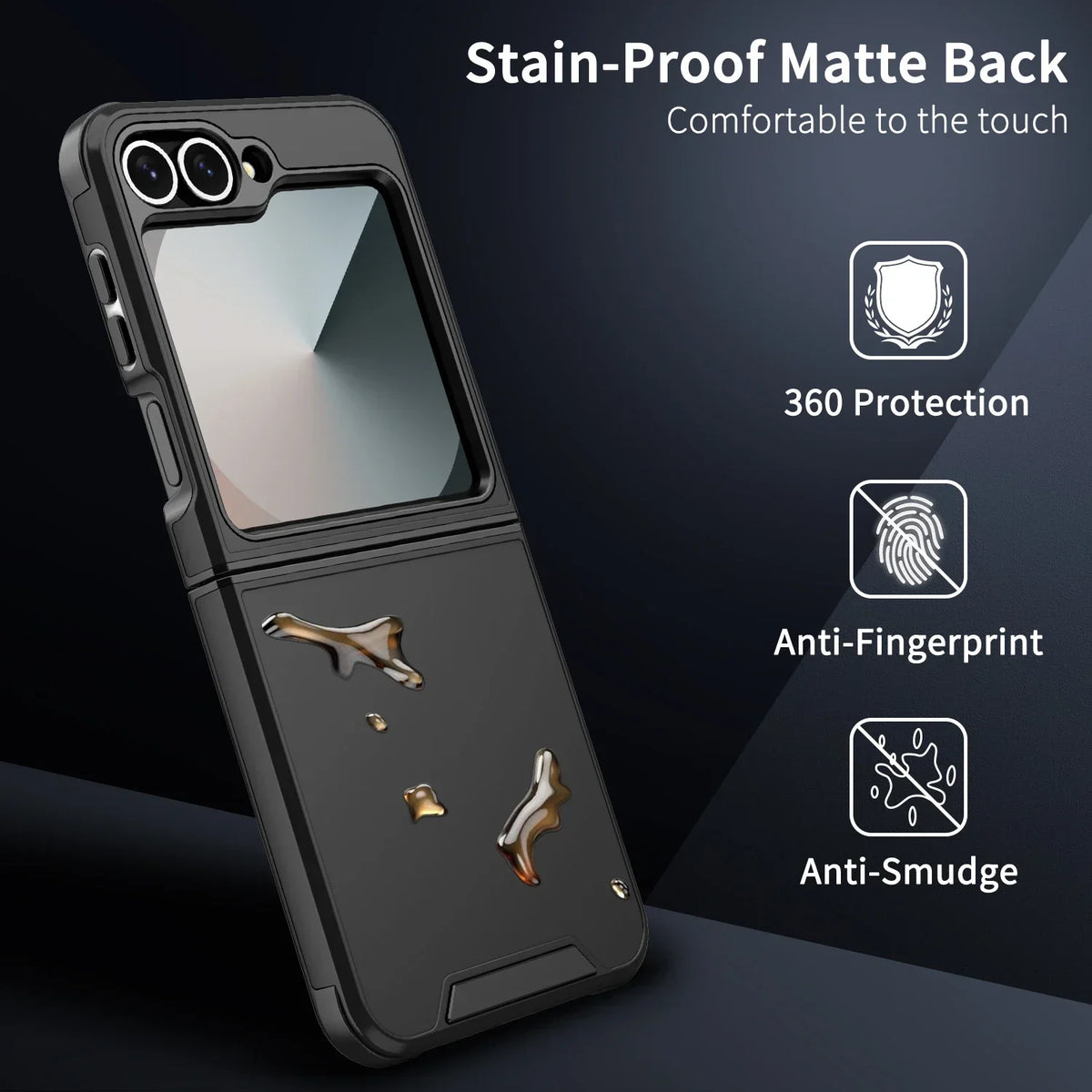 Luxury Matte Protective Phone Case Galaxy Z Flip