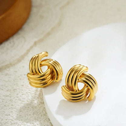DANA Gold Color Stainless Steel Earring