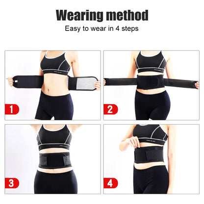 Heating Back Brace for Lower Back Pain Relief