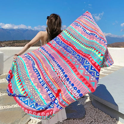 Travel Beach Sunscreen Scarva Bikini Large Shaw Swimsuit Cover-ups
