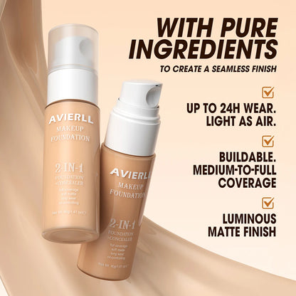 Moisturizing Foundation Concealer Waterproof Face Makeup Base Suitable for Women's Makeup Halloween