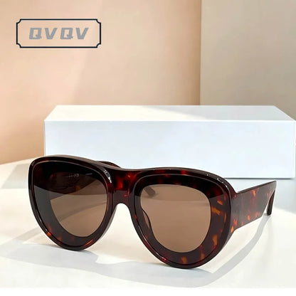 Thick Oversized Cat Eye Vintage Hip-hop Sunglasses
