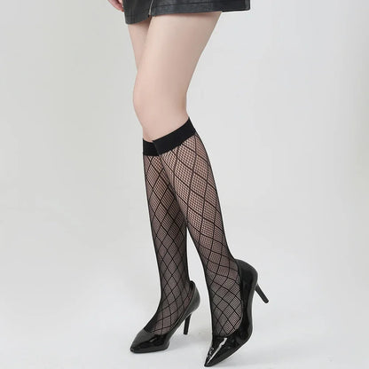 Sexy Fishnet Transparent Knee High Socks