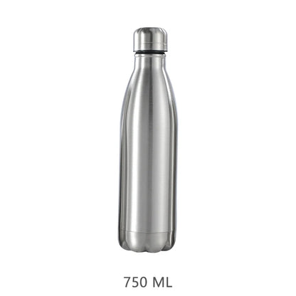 Stainless Steel Water 1 Liter  500 750 1000ml Bottles