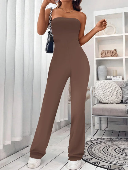Slim Hip lifting Flared Jumpsuit
