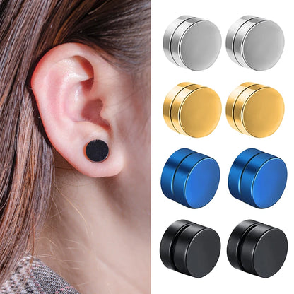 DANA Magnetic Clip Ear Stud Earrings