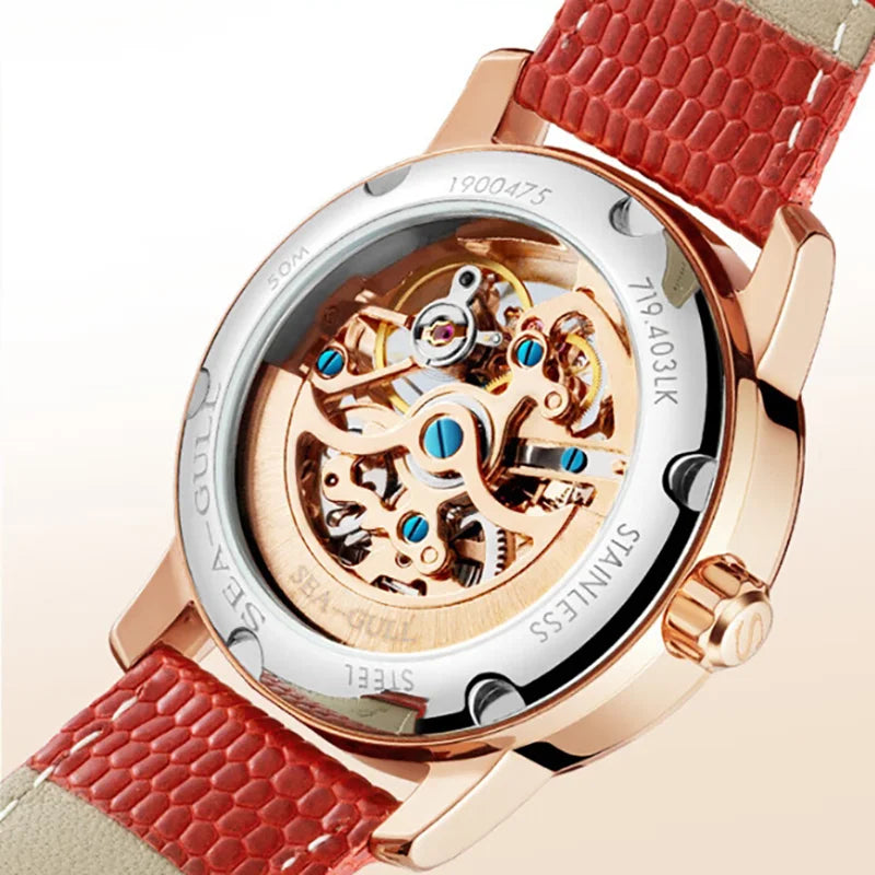 Luxury Dial Hollow Stainless Steel Wristwatch Watches