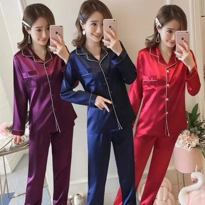Silk Satin Pyjama Set