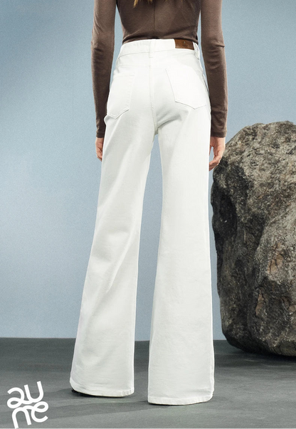 Denim Autumn New Retro Lycra Micro Flare Pant Jeans