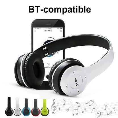 سماعة رأس P47 لاسلكية بلوتوث مع ميكروفون قابلة للطي