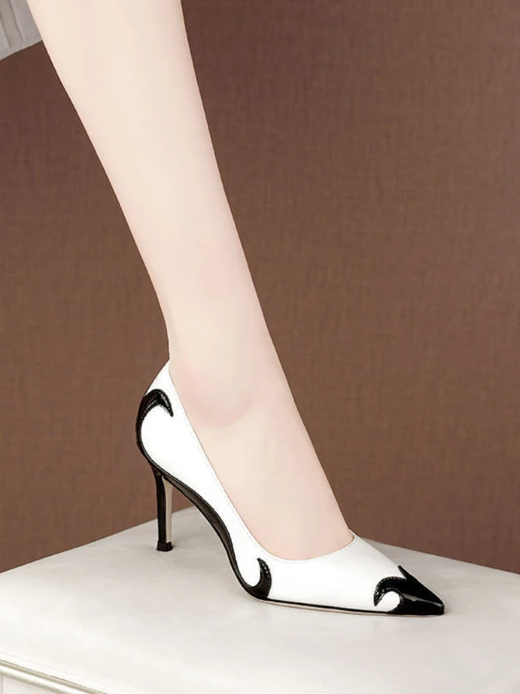 Pointed Toe Stiletto Sandals High Heel  6.5-9cm Pumps Shoes