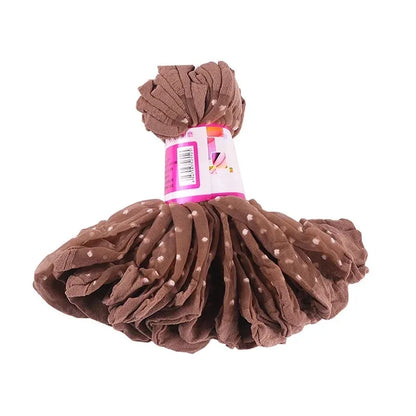 Black Dot Transparent Ultra-thin Crystal Silk Socks