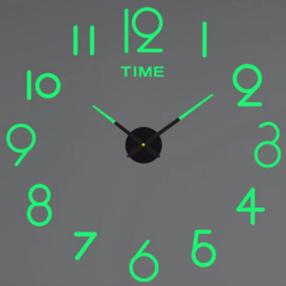 Large Wall 3D DIY Quartz Acrylic Mirror Stickers Clocks