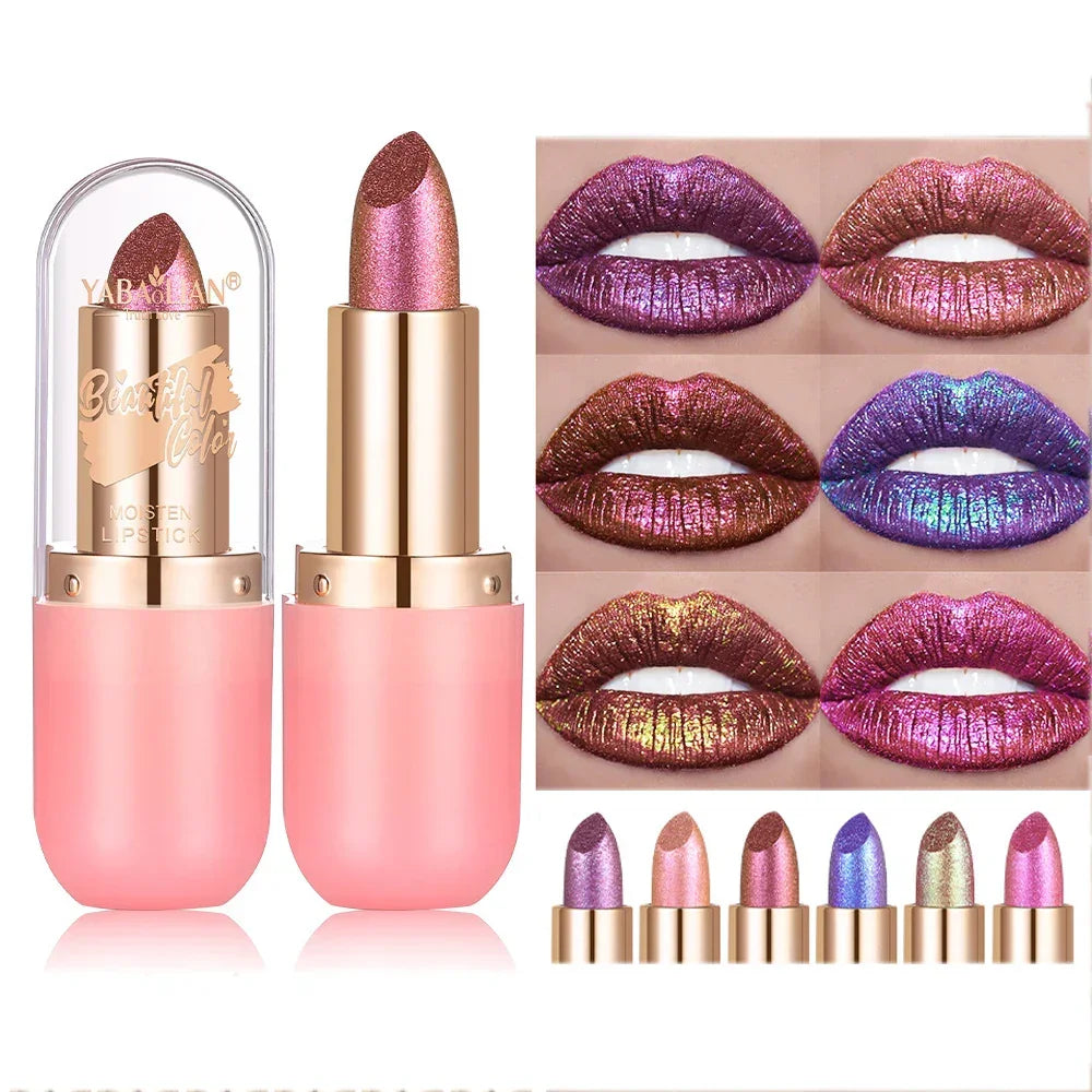 Matte Glitter Diamond Lipstick Waterproof