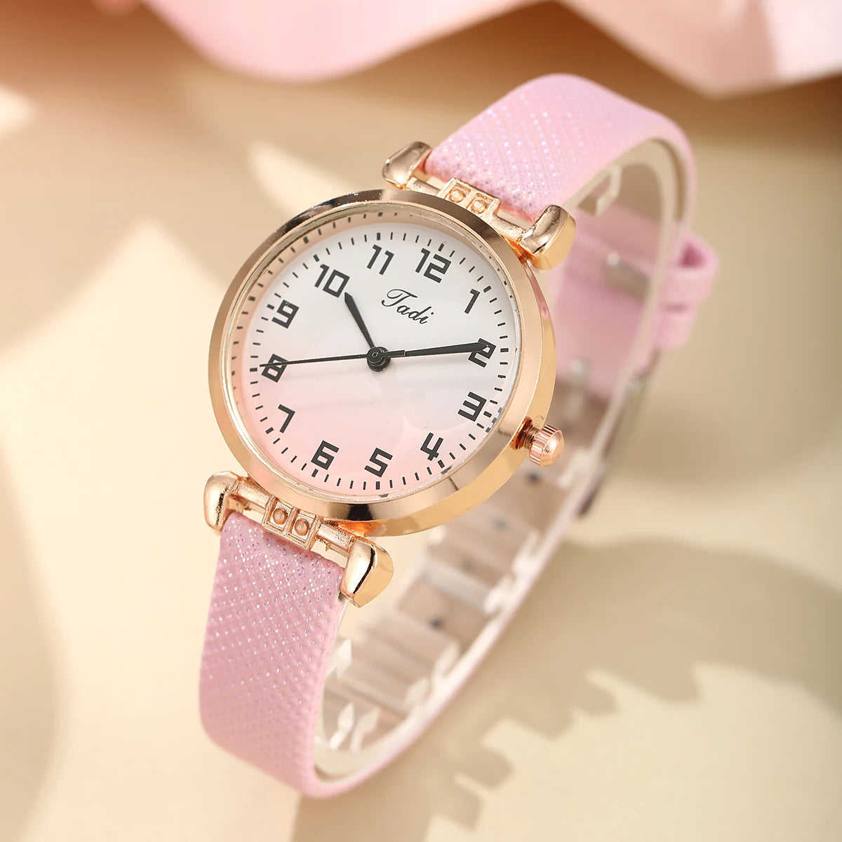 Leather Quartz Wristwatches