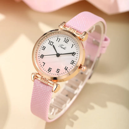 Leather Quartz Wristwatches