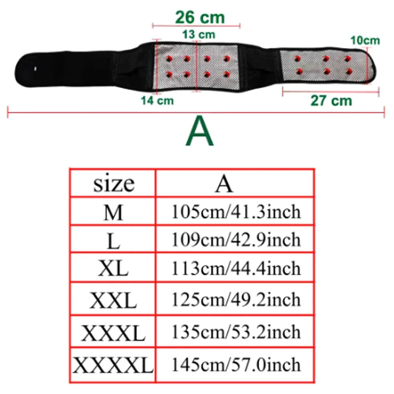 Waist Back Lumbar Magnetite Belt