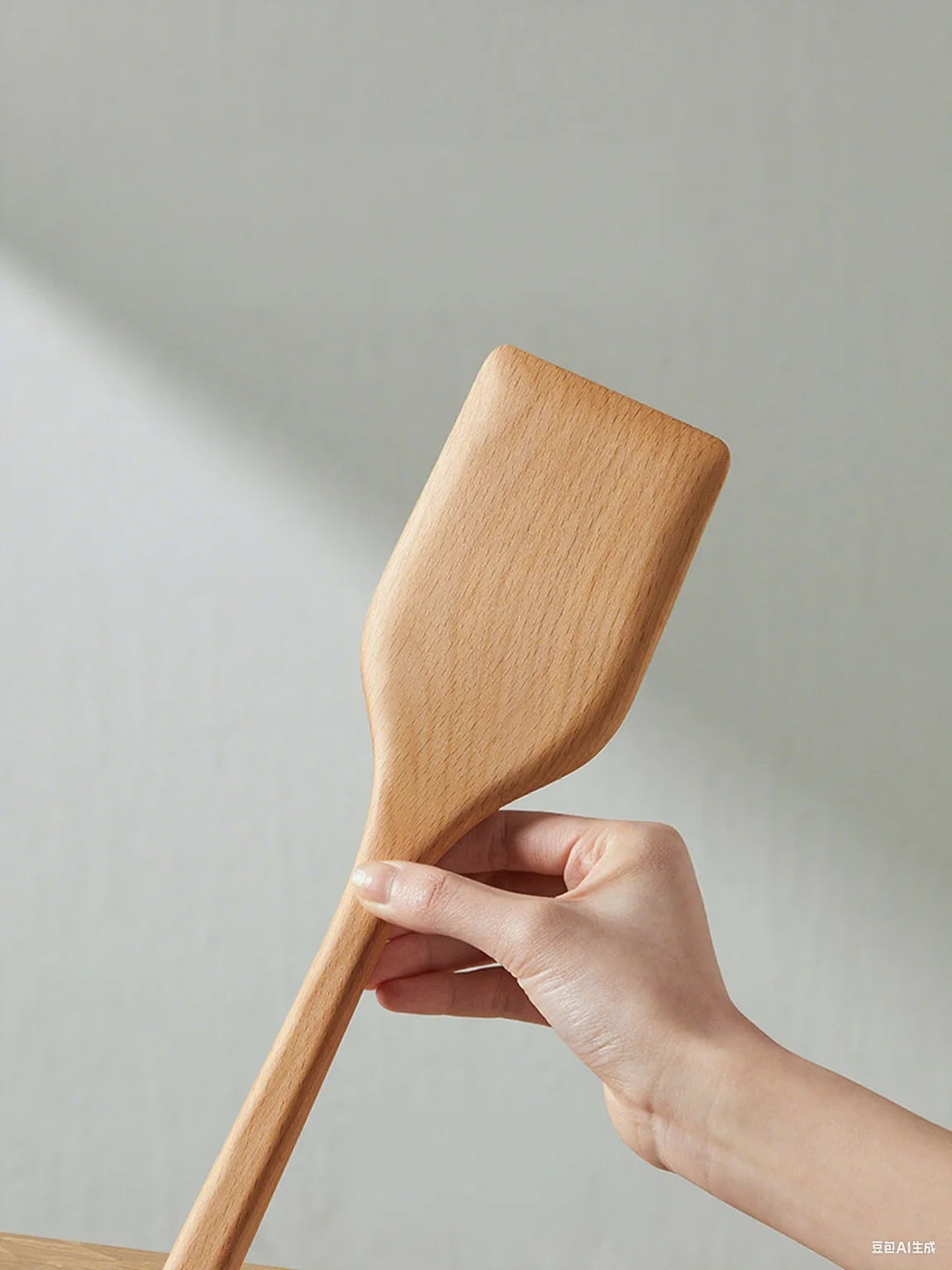 COOKER Thickened Beech Wood Spatula Wooden