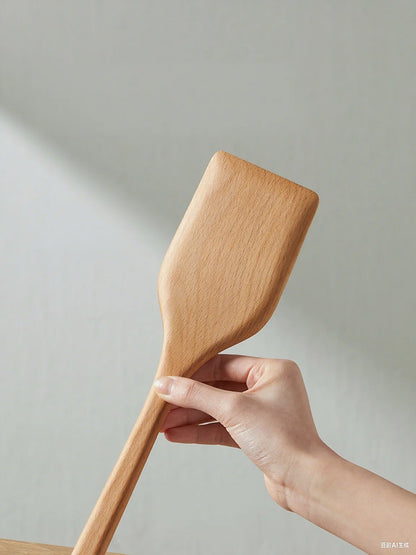 COOKER Thickened Beech Wood Spatula Wooden