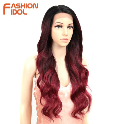 Lace Front Wig Synthetic With Baby Hair Wigs