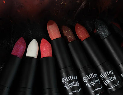 Glitter Lipstick Waterproof Diamond Metallic Lipstick