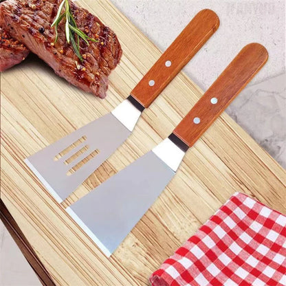 Stainless Steel Spatula and Grill Scraper