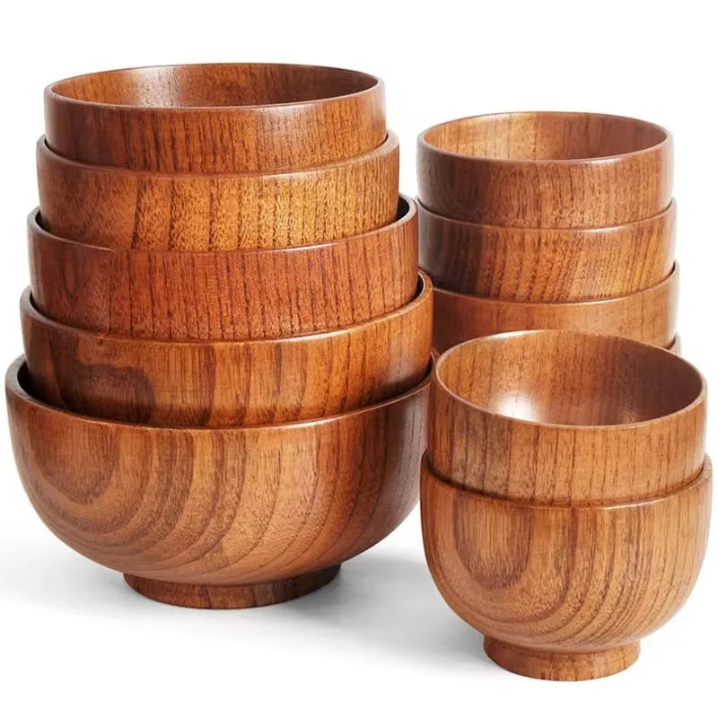 Japanese Sour Jujube Wood Bowl Baby Bowl