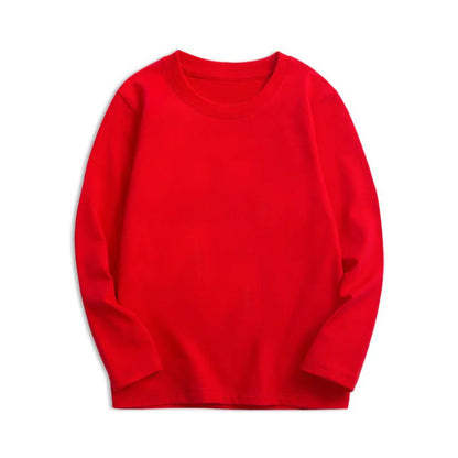 7 Colors Spring Long Sleeve Tees T-shirt Cotton  Base Coat