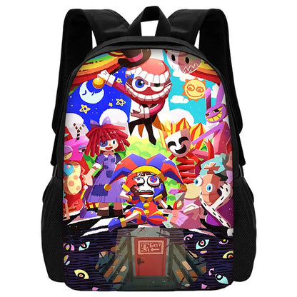Cartoon A-AmazingS DigitalS Circus Child School Backpack Set