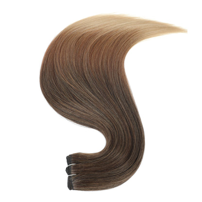 Bone Straight Hair Extensions Brown Color