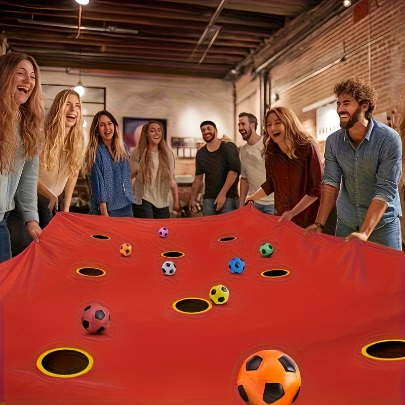 Team Building Cave Cloth Outdoor Game Set with 6 Random Color Balls