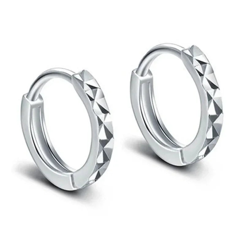 925 Sterling Silver Hoop Earrings