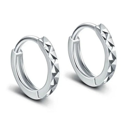 925 Sterling Silver Hoop Earrings