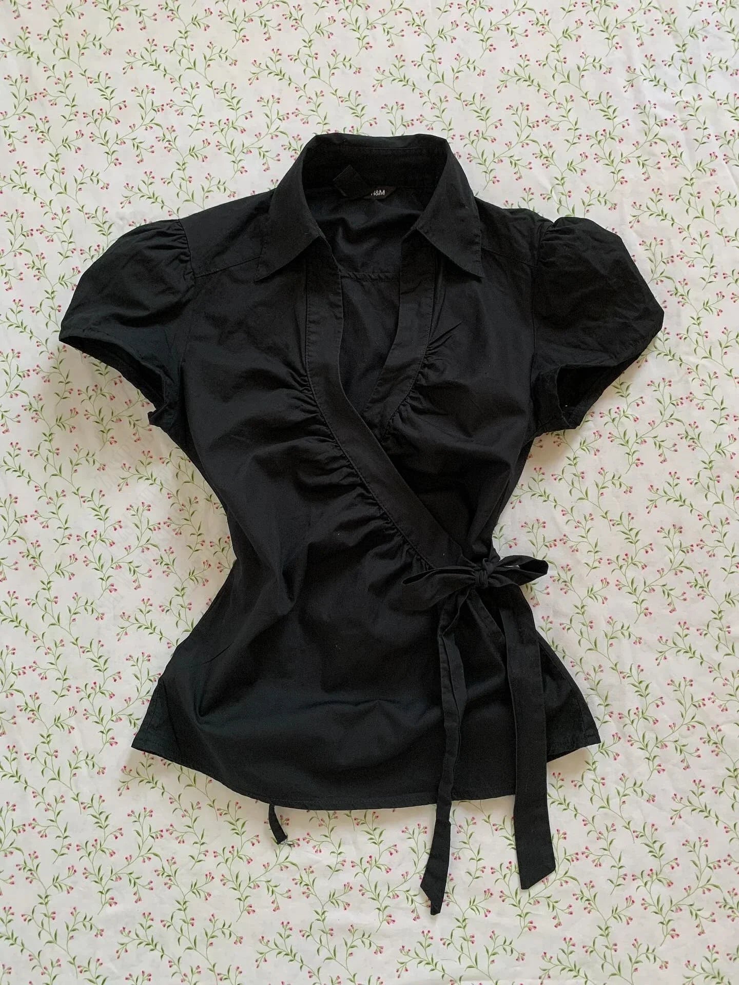 Pleated Tees Sexy Girl Slim Fit Tees Shirt