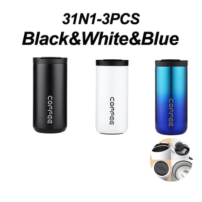 400ML Stainless Steel Coffee Thermos Bottle Thermal Mug